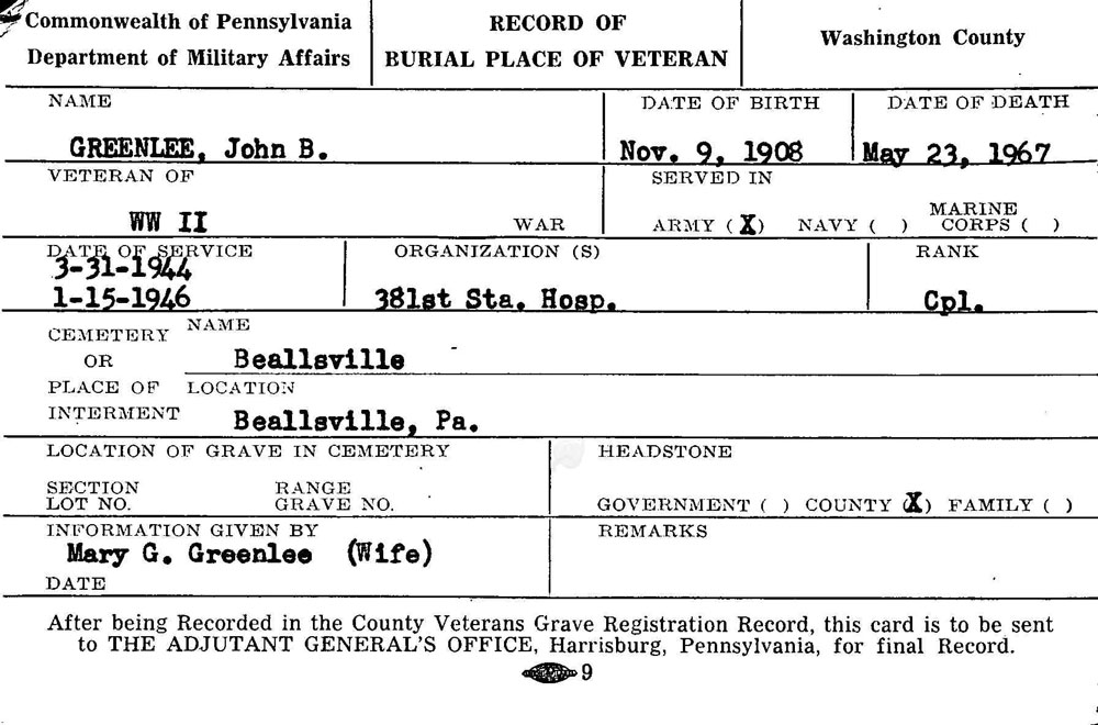 John B. Greenlee